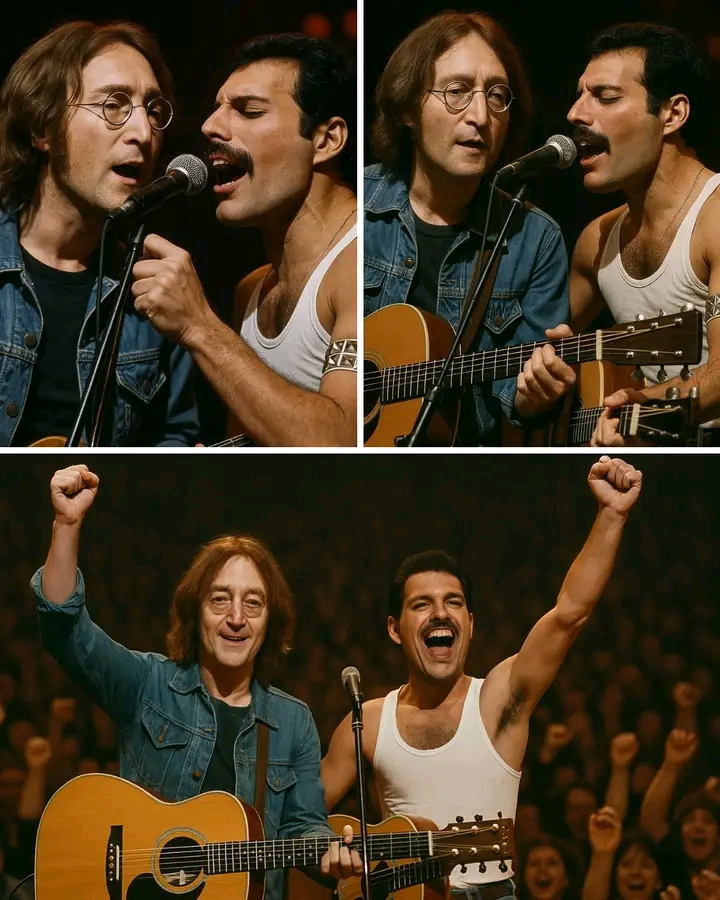 A Moment Beyond Time: When John Lennon and Freddie Mercury Sang “Imagine” Together for the First and Last Time…