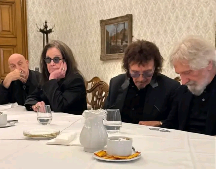 The Members of Black Sabbath Enjoy a Meal Together Ahead of Their Farewell Concert Next Weekend