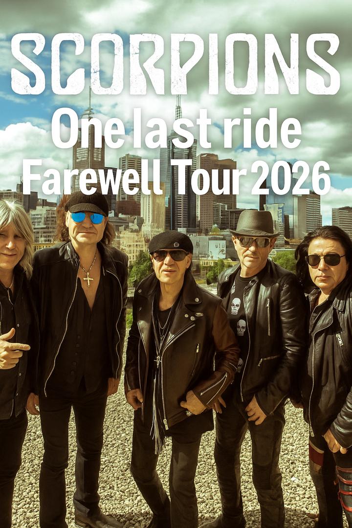 An Open Letter: Time Has Come – Scorpions Announces 2026 Farewell Tour: ‘One Last Ride’ Marks the End of a Rock Legend’s Era – Dates and Cities Revealed” 