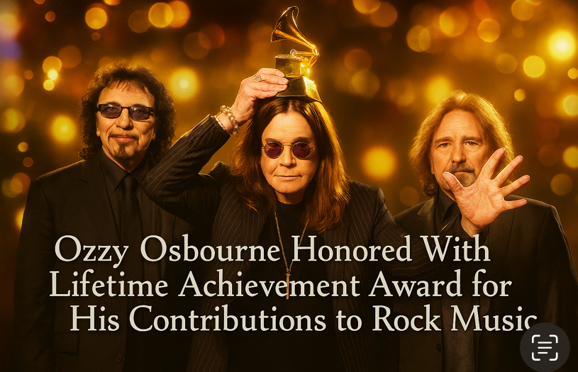 Ozzy Osbourne Honored With Lifetime Achievement Award for His Contributions to Rock Music