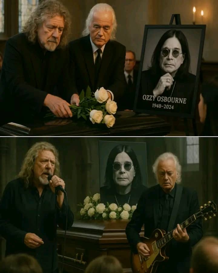 When Legends Mourn: Robert Plant and Jimmy Page’s Heartfelt Tribute to Ozzy Osbourne