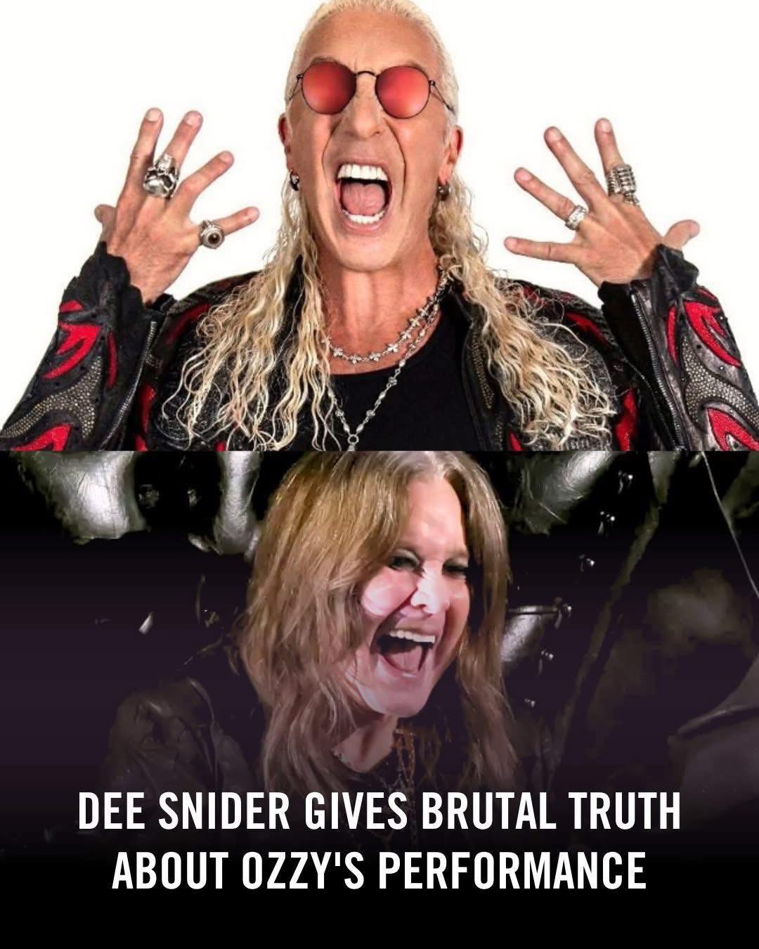 When Dee Snider Witnessed Ozzy Osbourne’s Performance, His Heartfelt Reaction Sparked Reflection on Aging Rock Legends
