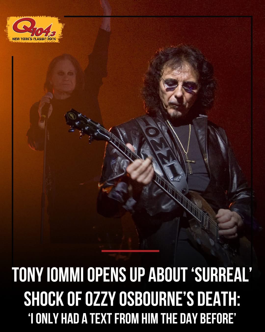 “It Just Seems Unreal”: Tony Iommi Breaks Silence on Ozzy Osbourne’s Death, Recalls Final Message and Farewell Show