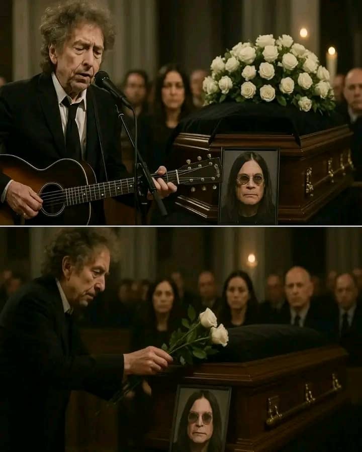 Bob Dylan Breaks Down as He Performs Heartfelt Tribute to Ozzy Osbourne at Private Funeral: “Rest Easy, Brother”