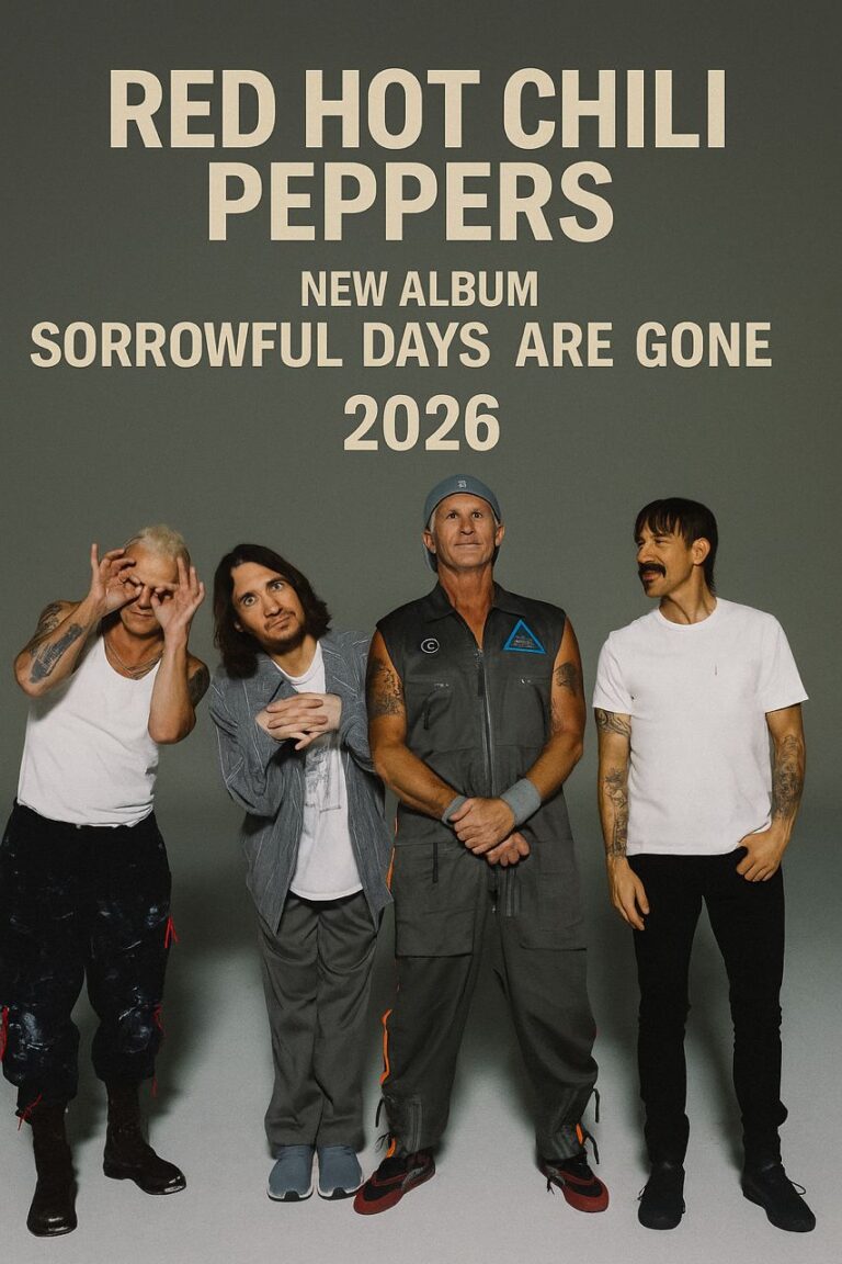 RED HOT CHILI PEPPERS ANNOUNCE 2026 GLOBAL TOUR — DATES AND CITIES ...