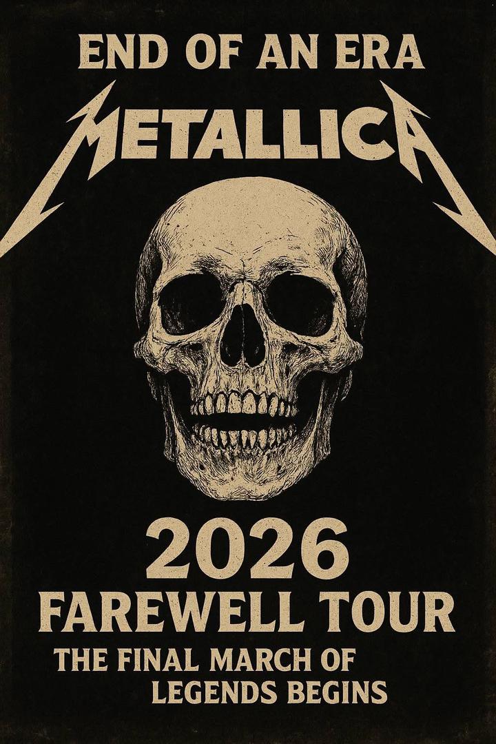 END OF AN ERA: Metallica Officially Announce 2026 Farewell Tour — “The Final March of Legends” Promises the Ultimate Send-Off in Rock History