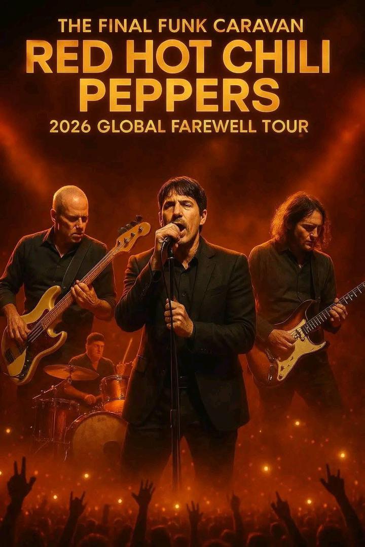The Final Funk Caravan”: Red Hot Chili Peppers Announce 2026 Global Farewell Tour — A Funk-Rock Celebration for the Ages
