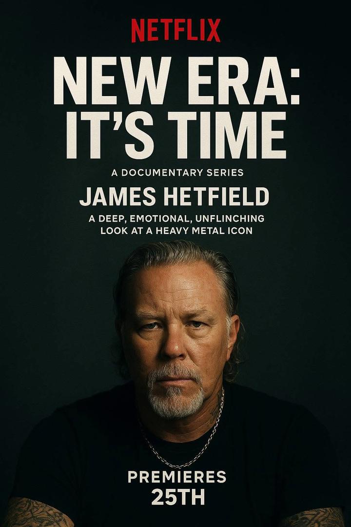 Netflix has officially announced the upcoming release of its highly anticipated multi-part documentary series, “New Era: It’s Time,” which will focus on the life and career of James Hetfield, the legendary vocalist, guitarist, and co-founder of the iconic heavy metal band Metallica. Scheduled to premiere globally on the 25th of this month, the series aims to provide an unvarnished and emotionally charged deep dive into the complex world of one of heavy metal’s most influential and enduring figures.