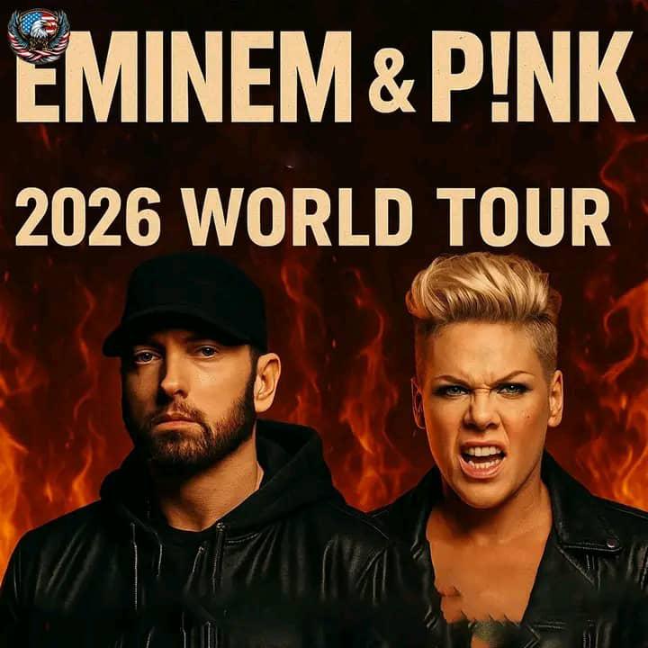 The stage will never be the same again — Eminem and P!nk are joining forces for the 2026 World Tour! Brace yourself for raw lyrics, wild energy, and duets that’ll shake the world. This isn’t just music — it’s a revolution