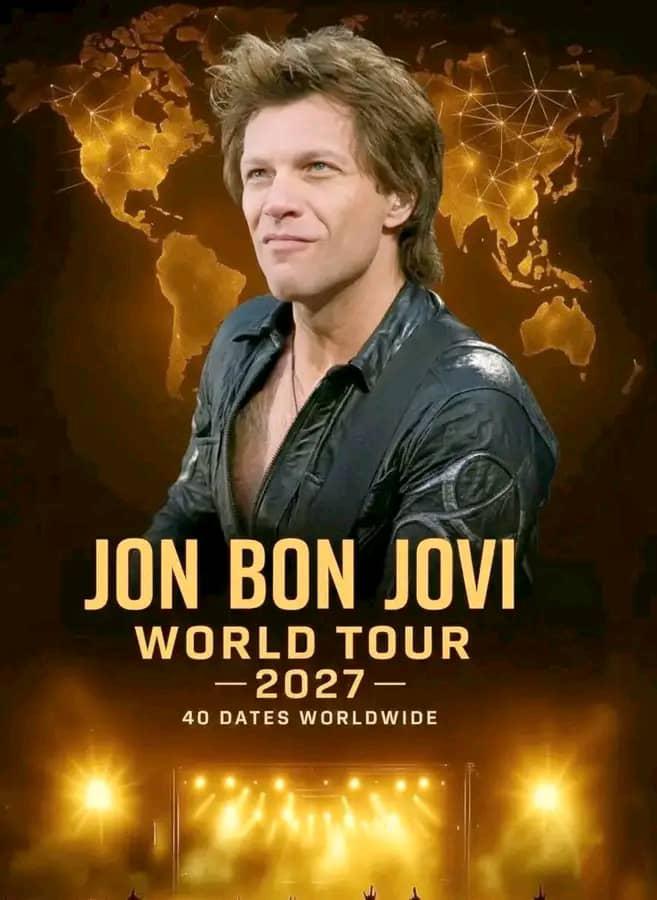 The World Awaits: Jon Bon Jovi World Tour 2027 — Get Ready to Rock!
