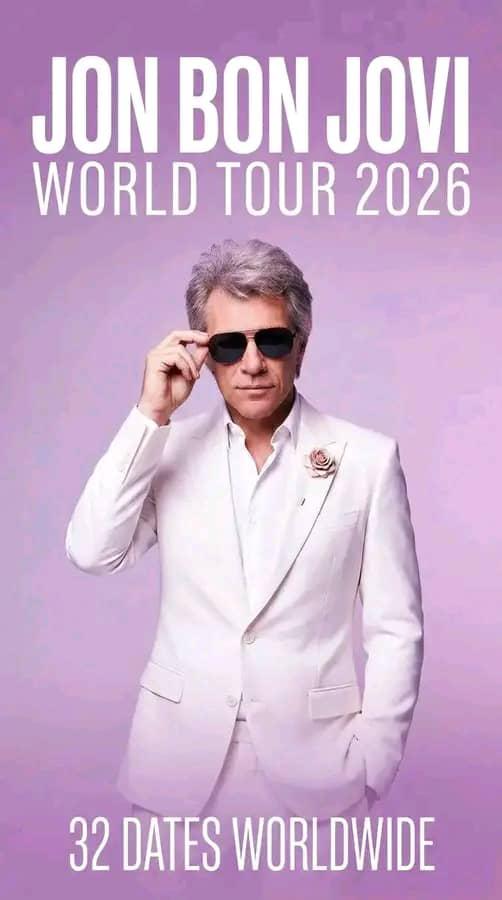 BREAKING NEWS: JON BON JOVI WORLD TOUR 2026 JUST ANNOUNCED