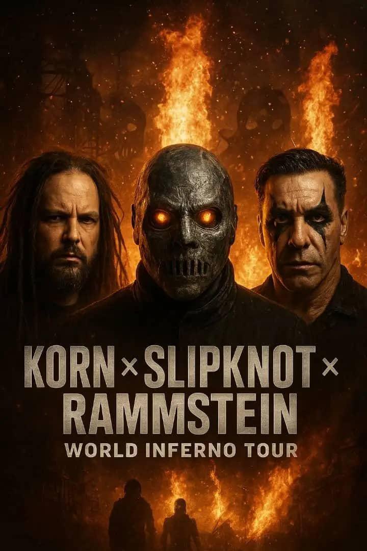 Korn, Slipknot & Rammstein Announce Explosive Joint World Tour — Dates & Cities Revealed…