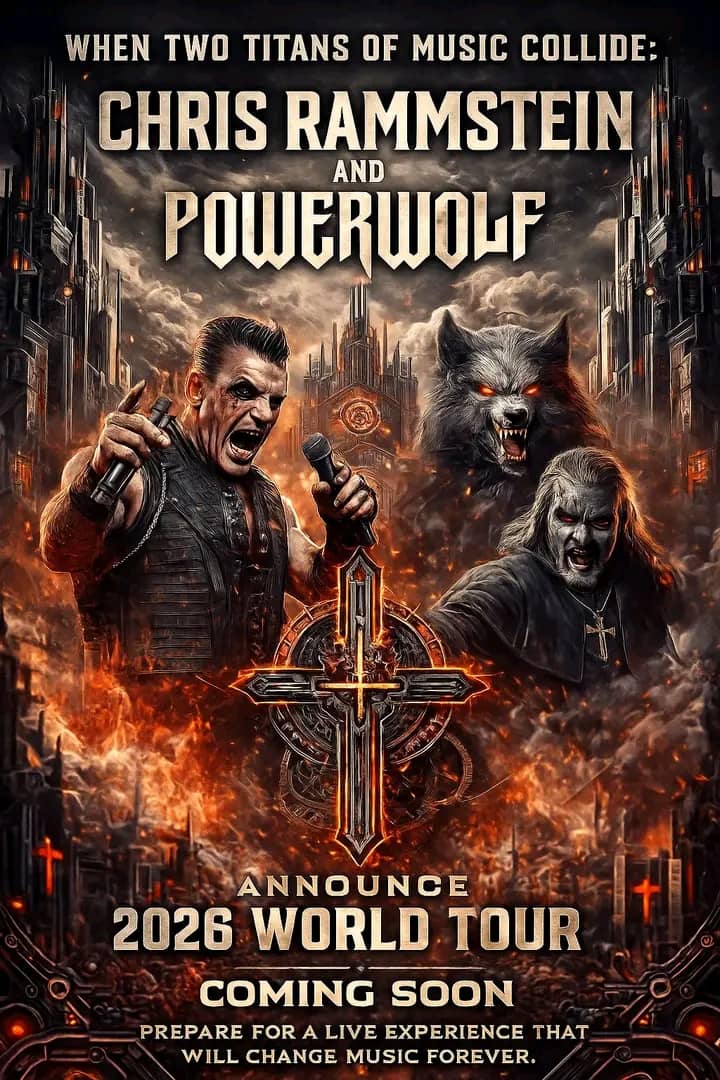 CHRIS RAMMSTEIN x POWERWOLF UNLEASH THE BEAST — A 2026 WORLD TOUR FOR THE AGES!. Watch More