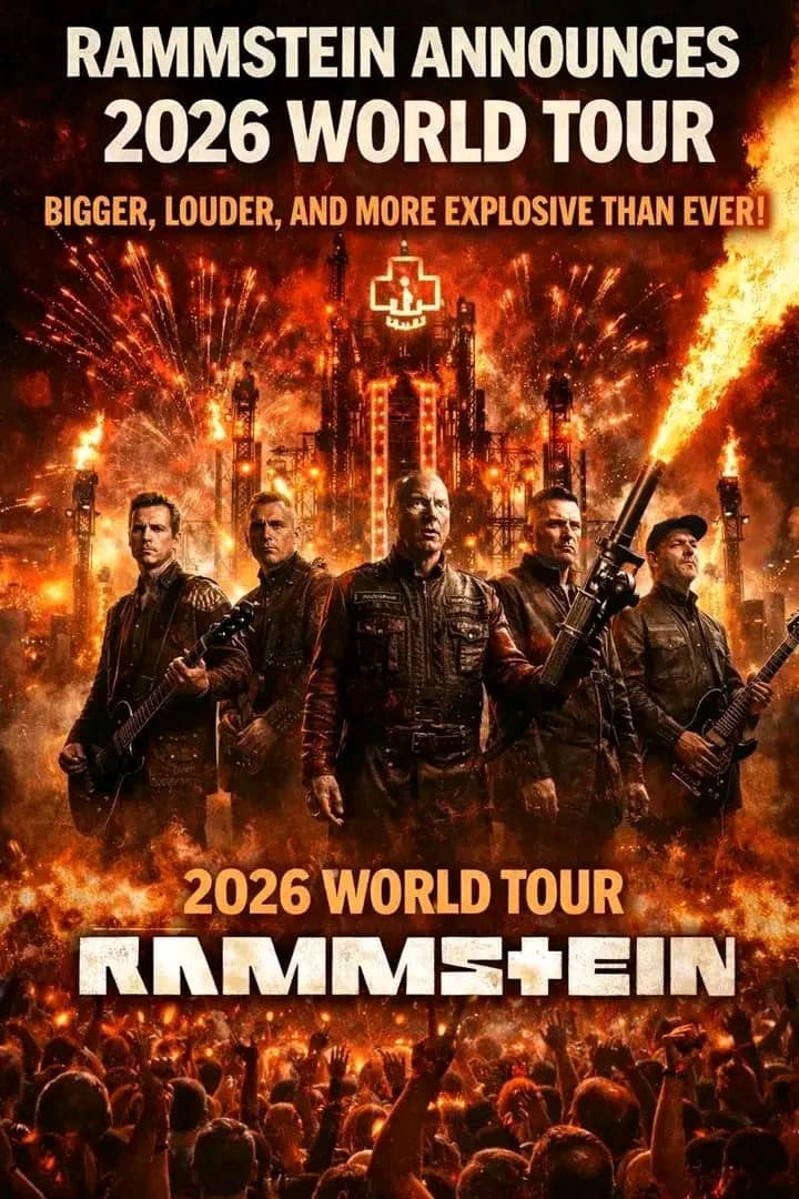 Rammstein Announces 2026 World Tour — Bigger, Louder, and More Explosive Than Ever!