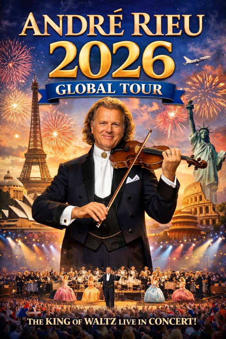 New Era: Andre Rieu Announces 2026 Global Tour – Dates and Cities Revealed.. More