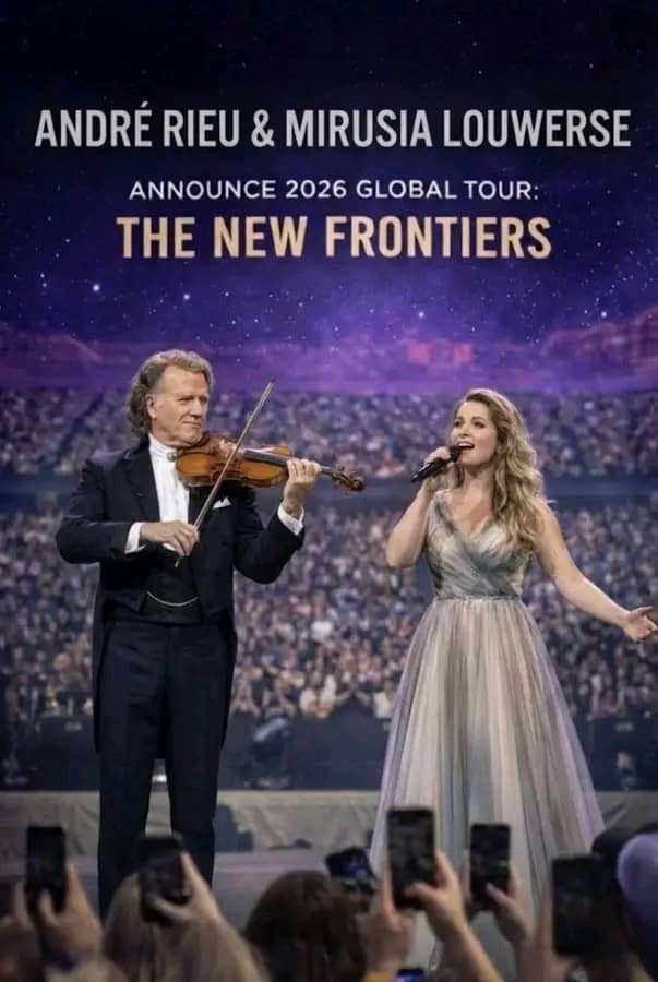 André Rieu & Mirusia Louwerse Announce 2026 Global Tour: The New Frontiers.. Watch Here Now