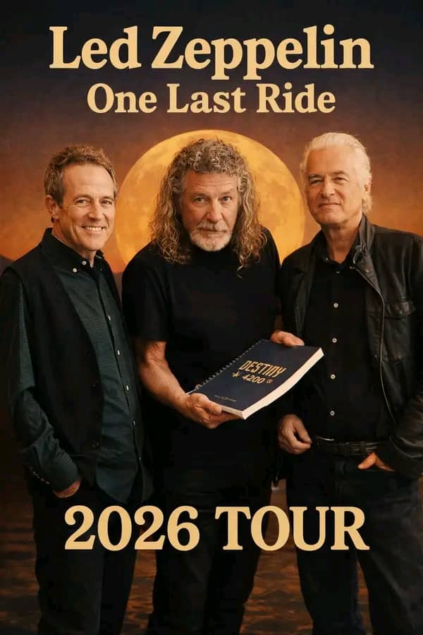 BREAKING NEWS: Led Zeppelin Announce 2026 Farewell Tour: “One Last Flight” — The Final Ascent of Rock’s Greatest Legends
