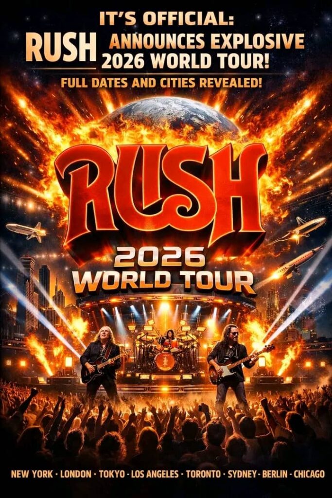 It’s Official: Rush Announces Explosive 2026 World Tour — Full Dates ...