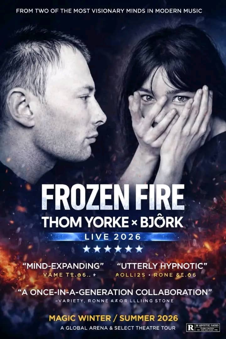 FROZEN FIRE — THOM YORKE × BJÖRK LIVE 2026. Watch now