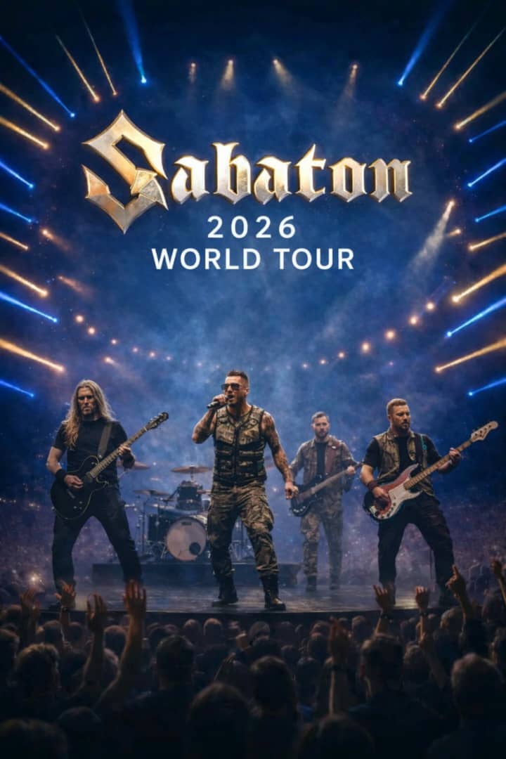 Sabaton Announces 2026 World Tour — Dates and Cities Revealed… Watch Here