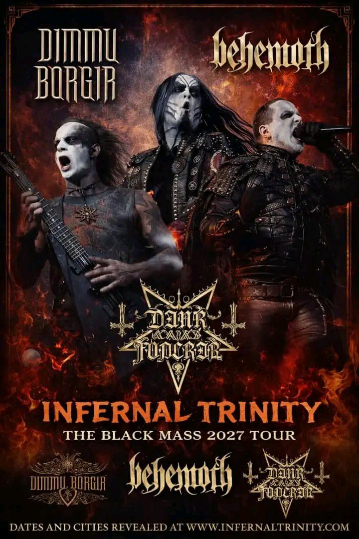 Dimmu Borgir, Behemoth & Dark Funeral Unite—The Darkest Tour of 2027 Is Coming… And Fans Aren’t Ready*Dates and Cities are Revealed Here