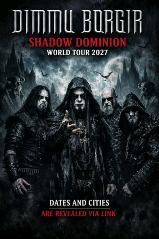 Dimmu Borgir Returns with Their Darkest Tour Yet – See Where the Shadow Dominion Will Descend in 2027! Dates and Cities Are Revealed Here