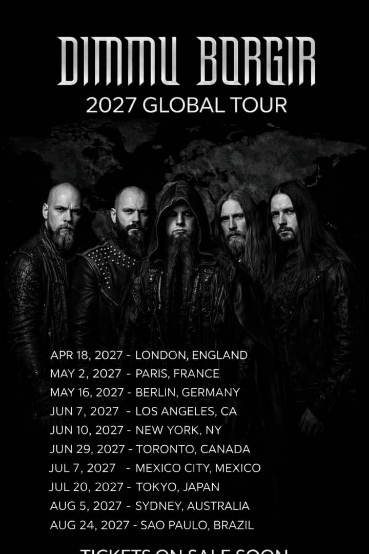 Dimmu Borgir Announces 2027 World Tour — Bigger, Louder, and More Explosive Than Ever! Full Details