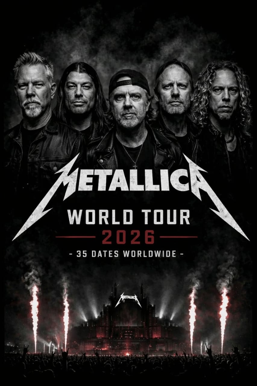 Metallica Returns to the Global Stage with Fire  for 2026 World Tour
