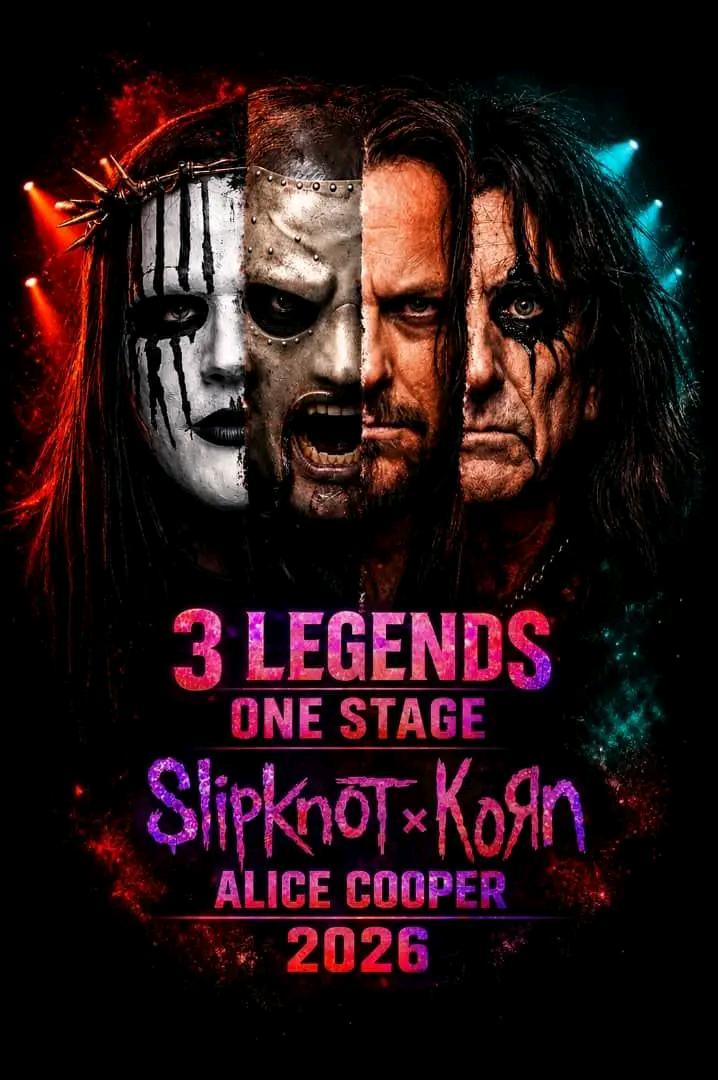 One Stage, Three Legends: Slipknot, Rammstein, and Korn Reunite for the Epic 2027 Tour — The Nightmare Becomes Reality