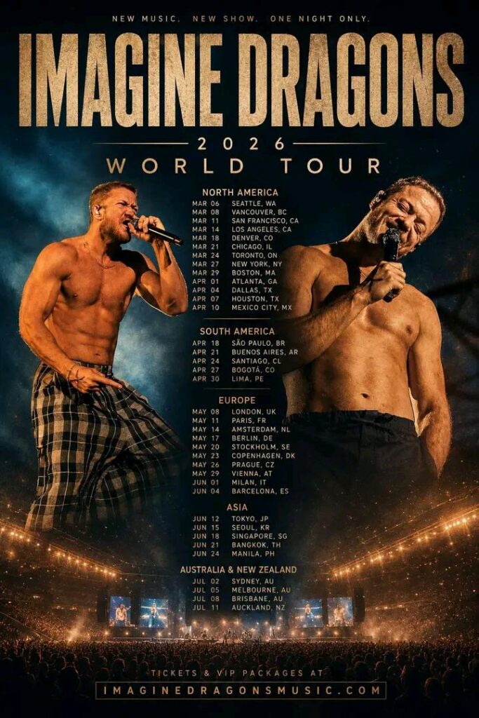 BREAKING NEWS: Imagine Dragons Ignite Global Frenzy with Massive 2026 ...