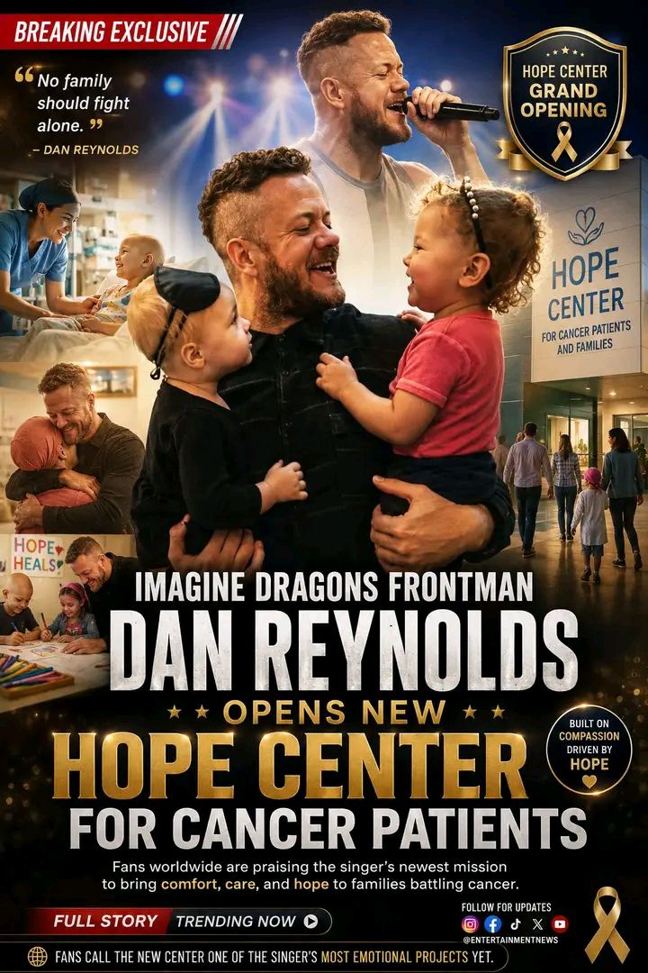 Imagine Dragons Frontman Dan Reynolds Opens New Hope Center for Cancer Patients