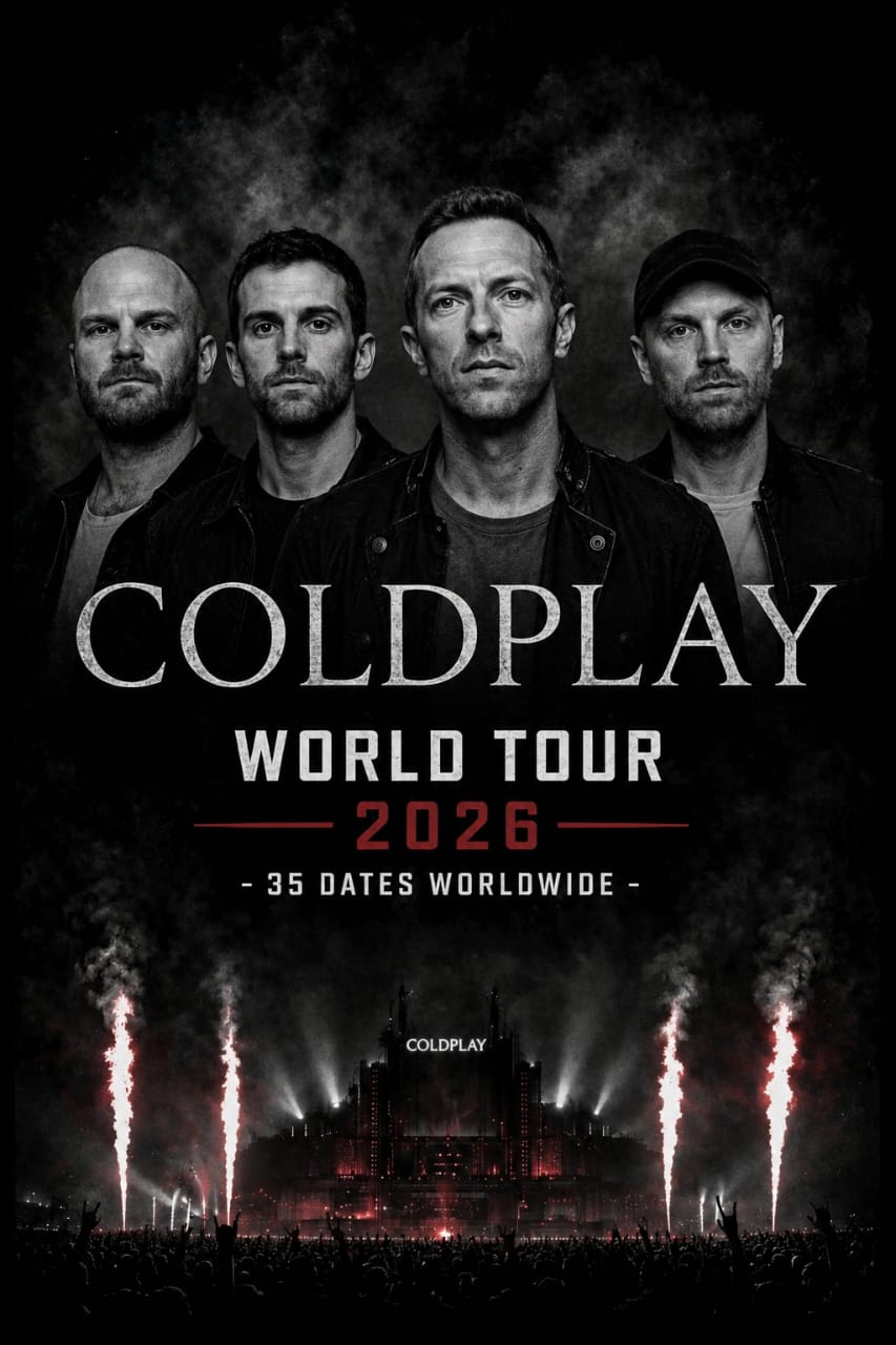 Coldplay Returns to the Global Stage with Fire for 2026 World Tour.. full details 