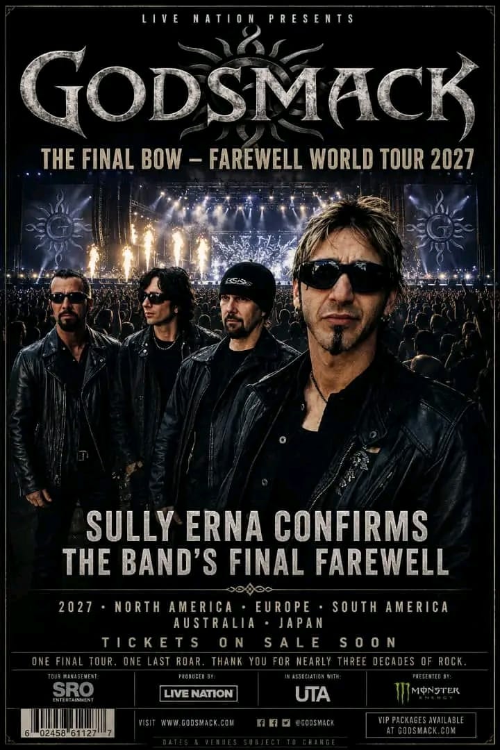 GODSMACK Bids The World Farewell, Sully Erna Confirms Band’s Final Bow