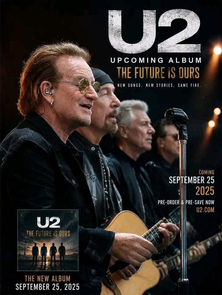 U2 IS BACK! A New Era Begins with THE FUTURE IS OURS — New Songs. New Stories. Same Legendary Fire